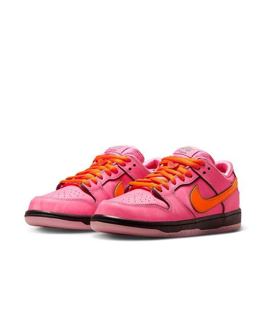 Nike Pink X The Powerpuff Girls Sb Dunk Low Prox Qs for men