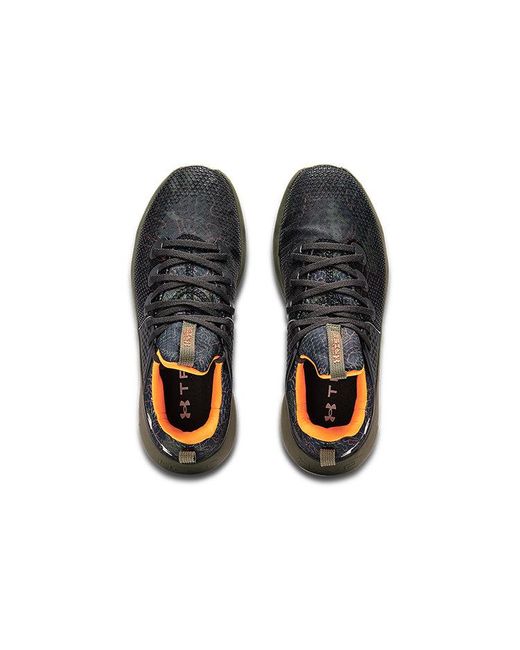 Under Armour Black Hovr Rise 3 Printed 'Hombre' for men