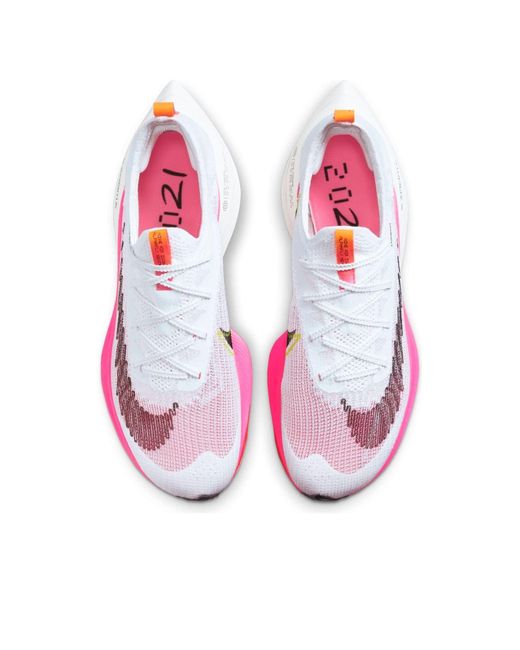 Nike Pink Air Zoom Alphafly Next% Flyknit 'Rawdacious' for men