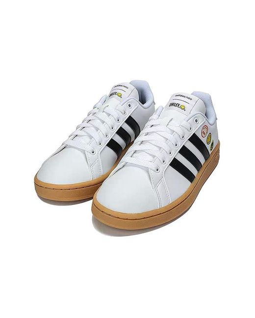 Adidas Blue Neo X Smiley Grand Court for men
