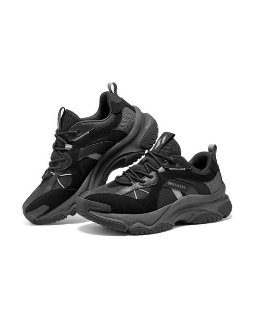 Skechers Black Moonhiker 'Pure' for men
