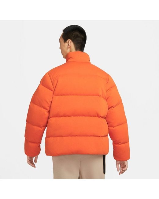 Nike Orange Sportswear Oversized Padded Jacket for men