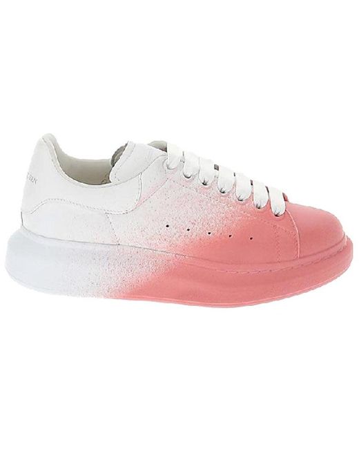McQueen Pink (Wmns) Oversized Sneaker Velvet Spray'