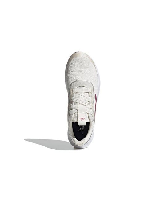 Adidas White (Wmns) Qt Racer Sport 'Chalk Cherry Metallic'