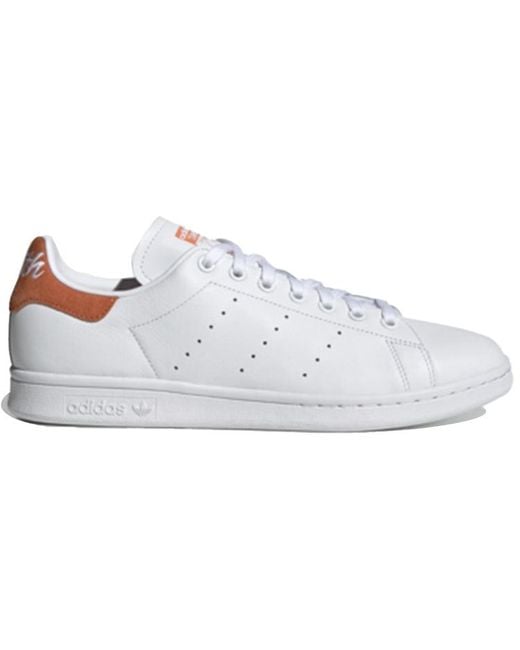 Adidas White Stan Smith Semi Coral' for men