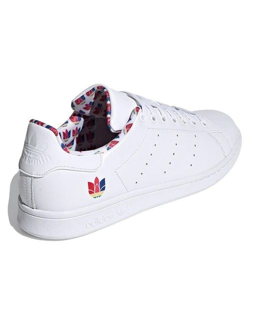Adidas White Originals Stan Smith Multi Logo' for men