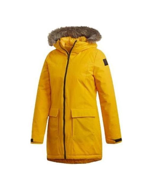 Adidas Yellow (Wmns) Sportswear Xploric Parka