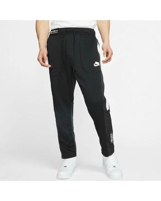 Nike Black Logo Sports Pants/Trousers/Joggers for men