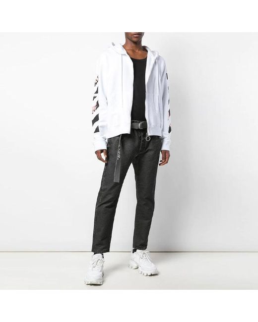 Off-White c/o Virgil Abloh Blue Ss20 Caravaggio Arrow Slim Zipped For for men