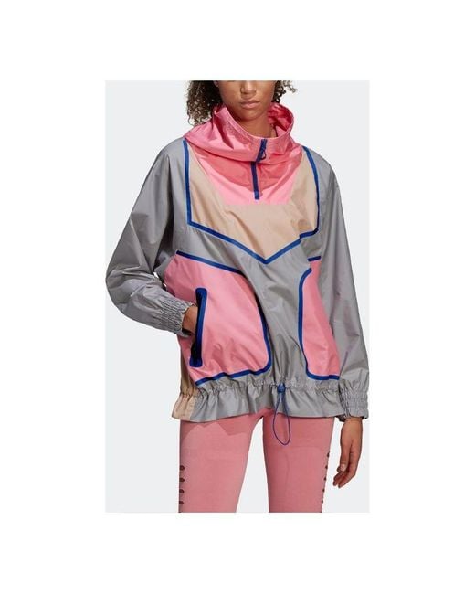 Adidas Pink (Wmns) Stella Mccartney Half Zip Jacket