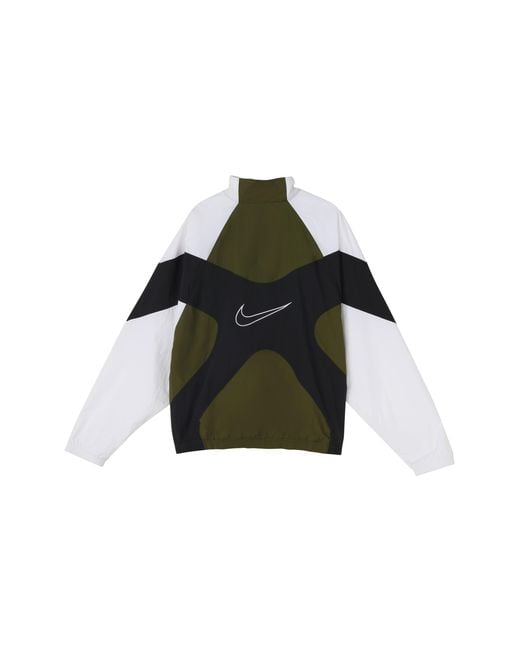 Nike Black Sportswear Woven Jacket Sports Athleisure Running Jogging for men