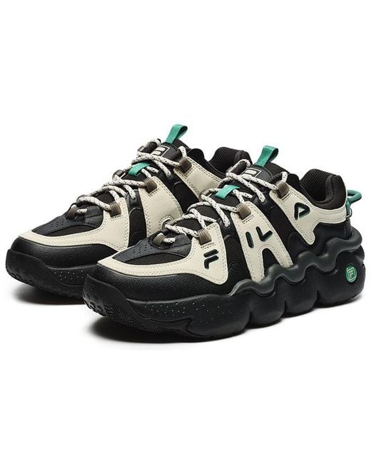 Fila Black Panini Basketball Shoes Oatmeal' for men