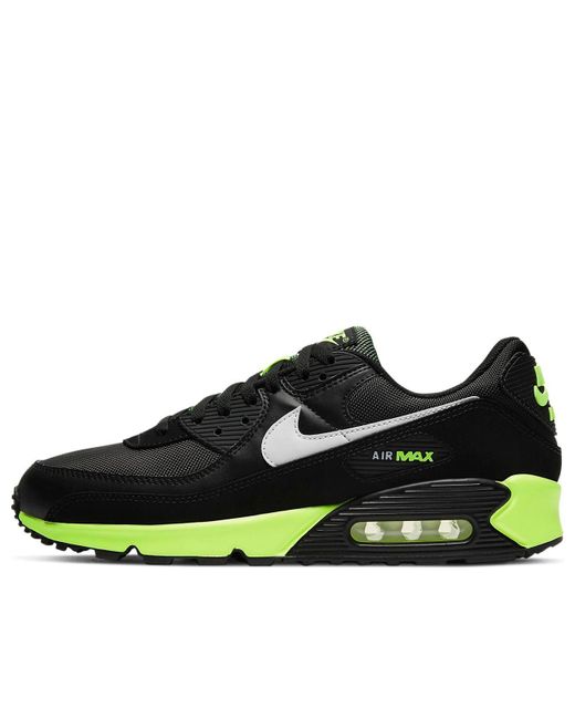 Nike Black Air Max 90 Hot Lime' for men