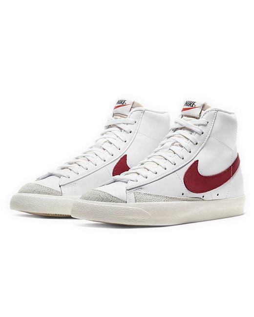 Nike White (Wmns) Blazer '77 Vintage Mid Worn Brick'
