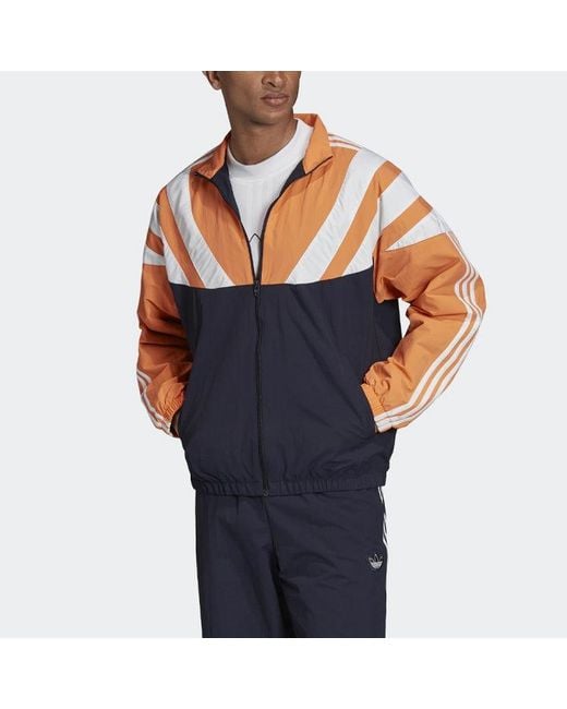 Adidas Blue Originals Retro Balanta 96 Track Top Jacket Suede for men