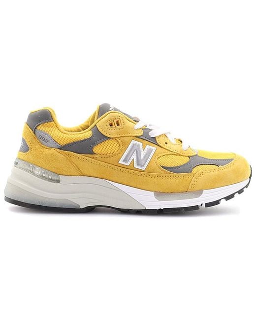 New Balance Yellow 992 Series for men