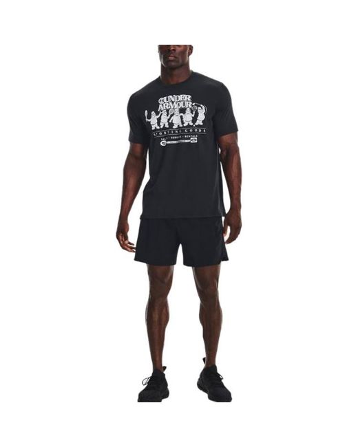 Under Armour Black Coach Sporting Goods T-Shirt for men