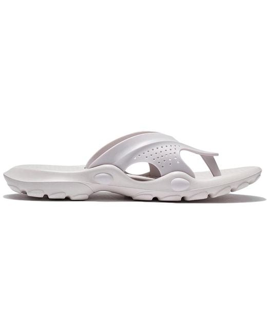 Li-ning White Casual Sports Slippers for men