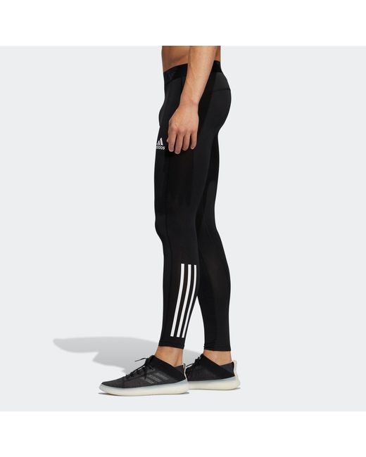 Adidas Black Tf Turf Lt 3S Leisure Sports Tight Fitness Pants for men