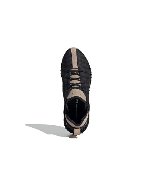 Adidas Black Y-3 Runner 4D Sesame' for men