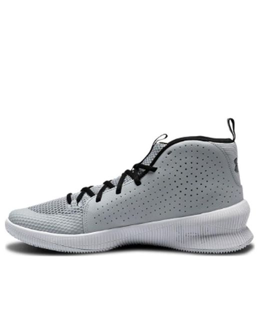 Under Armour Gray Jet Basketball Shoes for men