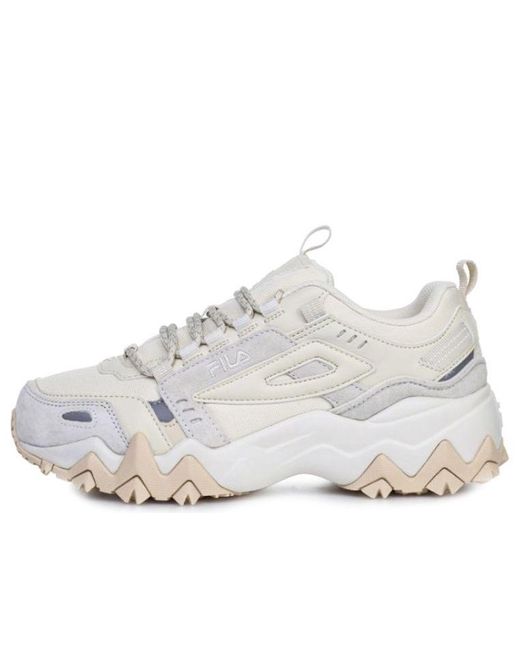 Fila White X Bts Colorful Summer Collection Oakmont Tr Shoes Beige