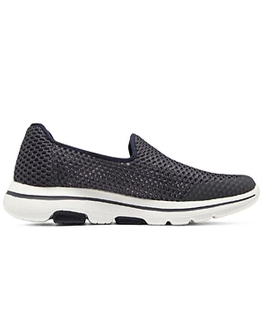 Skechers Blue Go Walk 5 Shoes 'Dark' for men