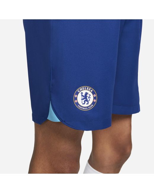 Nike Blue Dri-Fit Chelsea Fc 22-23 Stadium Shorts for men