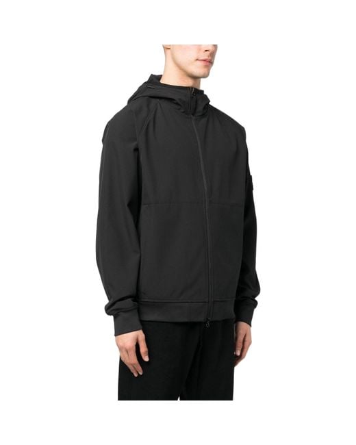 Stone Island Gray Light Soft Shell Jacket for men