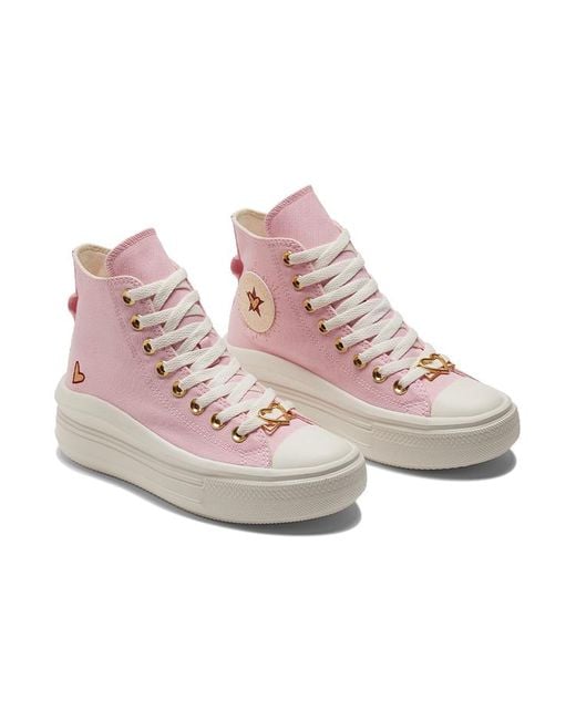 Converse Pink (Wmns) Chuck Taylor All Star Move Platform High 'Valentine's Day 2023'