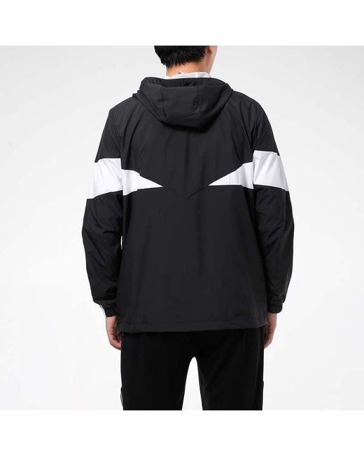 Adidas Black Spring Authentic Outdoor Windproof Woven Jacket for men