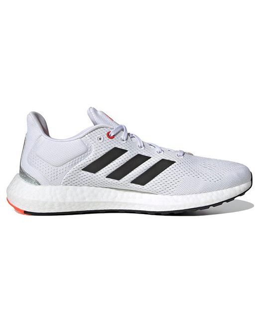 Adidas White Pureboost 21 Solar' for men
