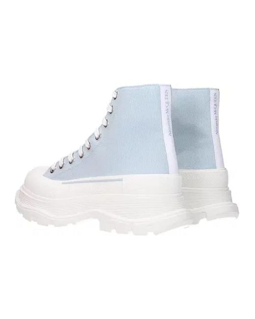 McQueen Blue Tread Slick Boot for men