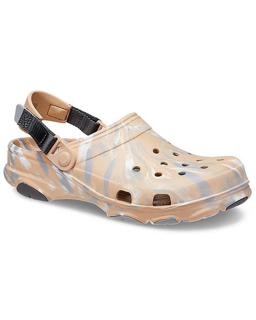 CROCSTM Natural All Terrain Marbled Classic Clog 'Chai Multi' for men