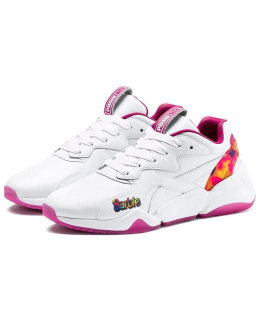 PUMA White (Wmns) Barbie X Nova Flash Cabaret'