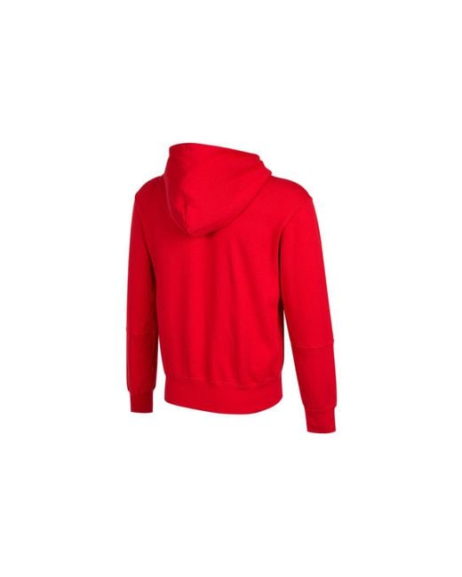 Nike Red Woven Label Logo Sports Hooded Jacket for men