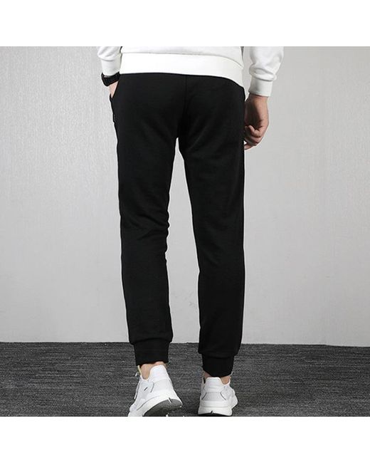 Adidas Black Logo Casual Sports Bundle Feet Long Pants for men