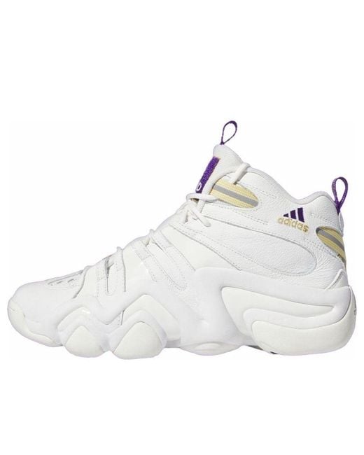 Adidas White Crazy 8 'Lakers Home Alternate' for men