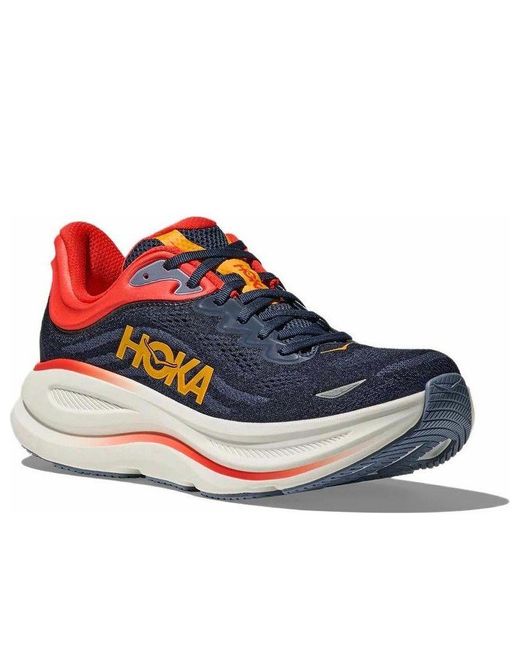 Hoka One One Red Bondi 9 'Varsity Nautical' for men