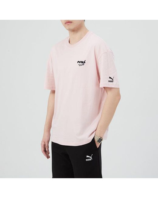 PUMA Pink Club Oversize Ss Tee Sports
