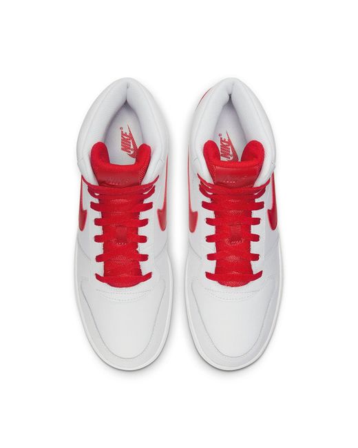 Nike White Ebernon Mid for men