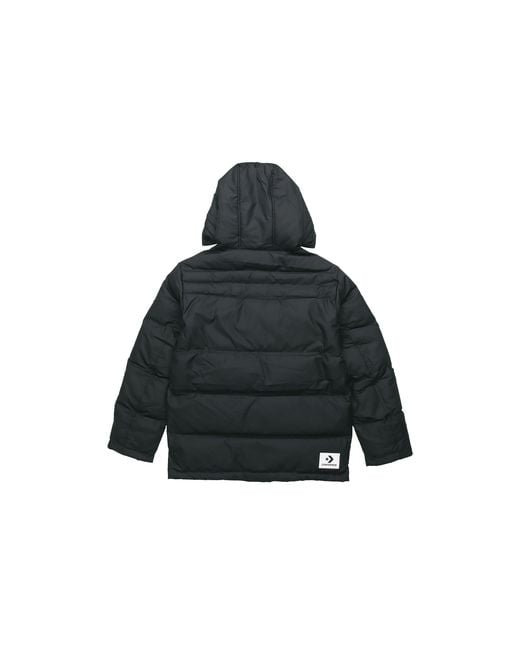 Converse Black Outdoor With Down Feather Jacket for men
