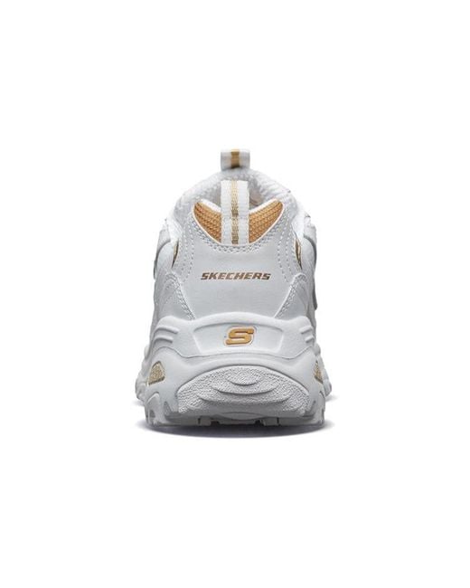 Skechers White (Wmns) D'Lites Gs