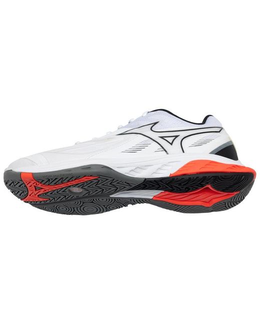Mizuno White Wave Fang 2 Fiery Coral' for men