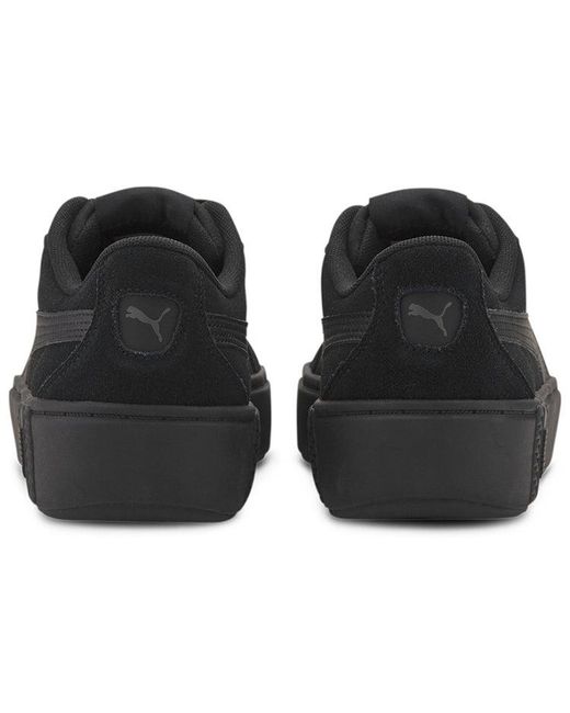 PUMA Black (Wmns) Smash Platform V2 Suede
