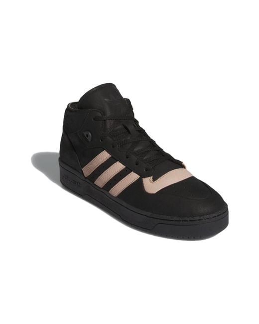 Adidas Black Rivalry Mid 001 Ash Pearl' for men