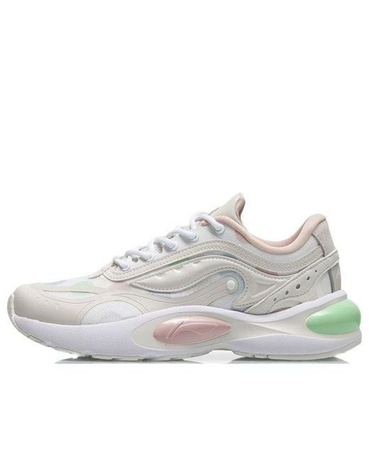 Li-ning White (Wmns) V8 'Pearl'