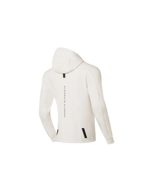 Li-ning White Training Logo Printing Jacket 'Cream' for men