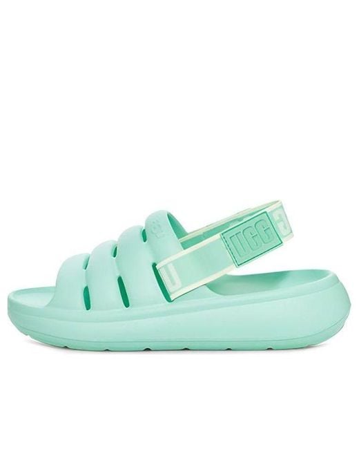 Ugg Blue (Wmns) Fluff Yeah Slide 'Emerald'
