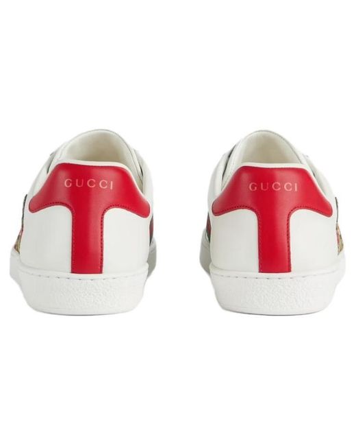 Gucci White Ace 'Lunar New Year for men